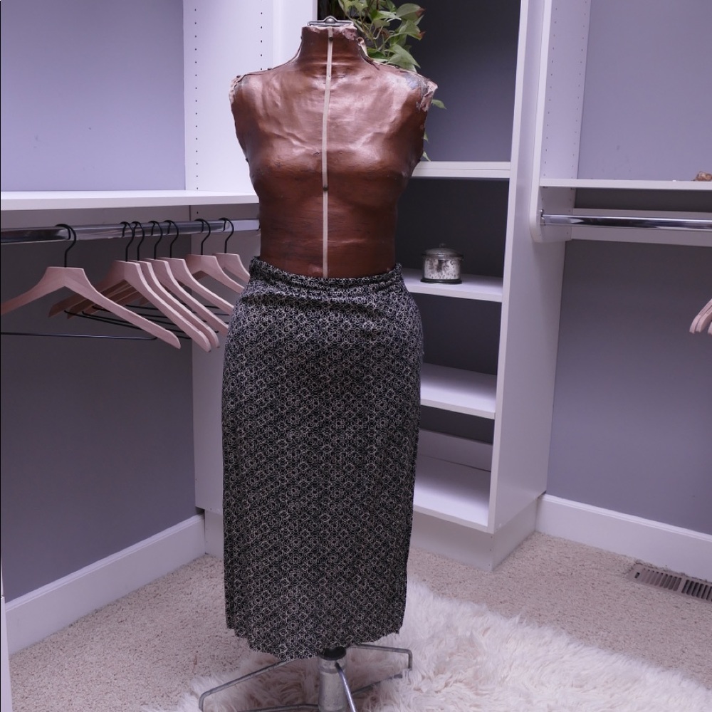 Patterned Bohemian Maxi Skirt